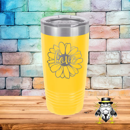 Love Daisy Engraved Tumbler