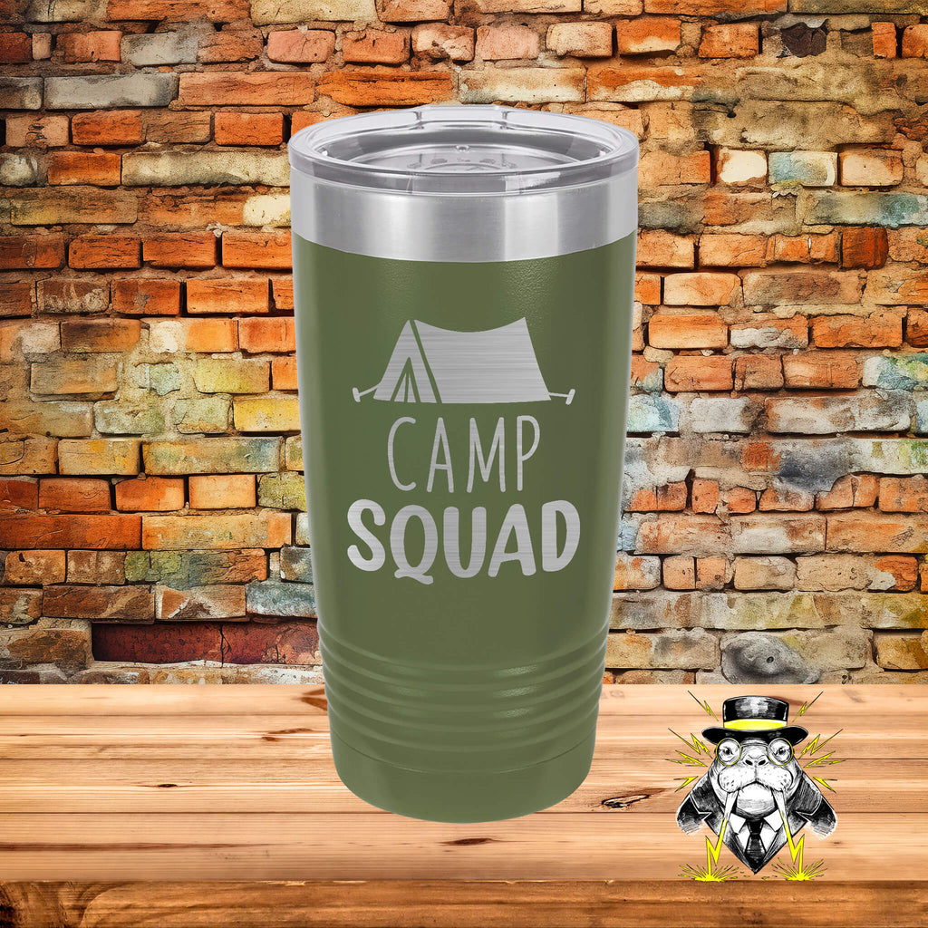 Camp Squad Engraved Tumbler