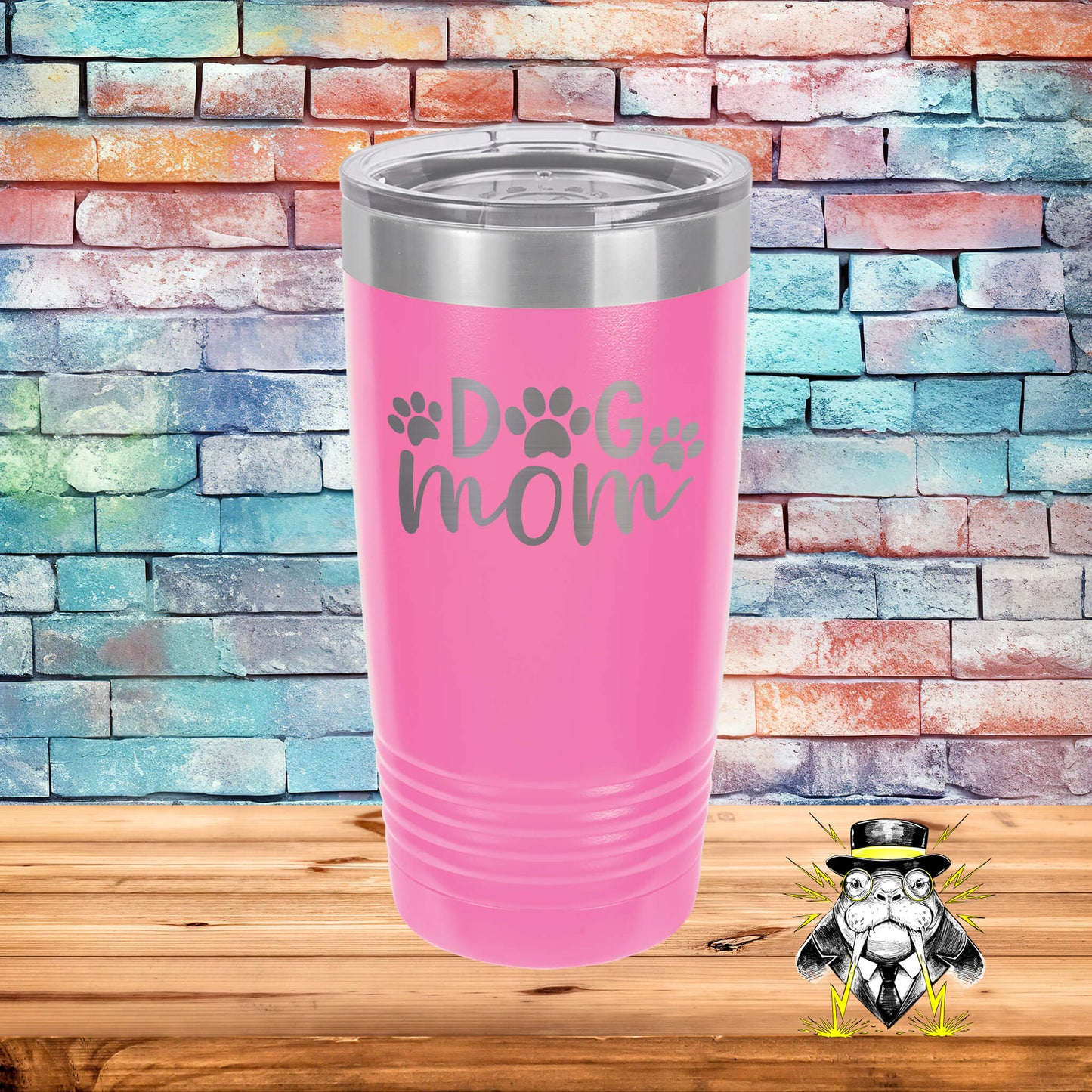 Dog Mom Engraved Tumbler