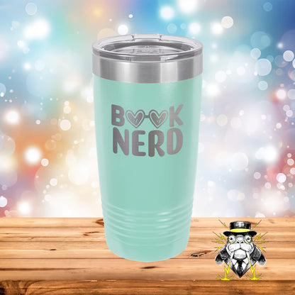 Book Nerd Engraved Tumbler