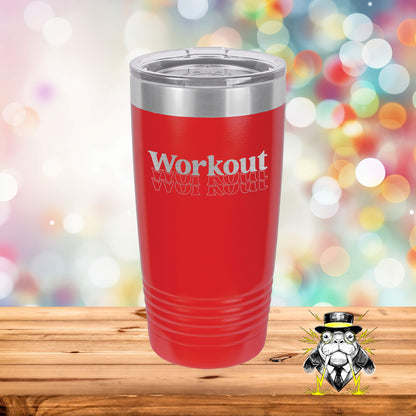 Workout Engraved Tumbler