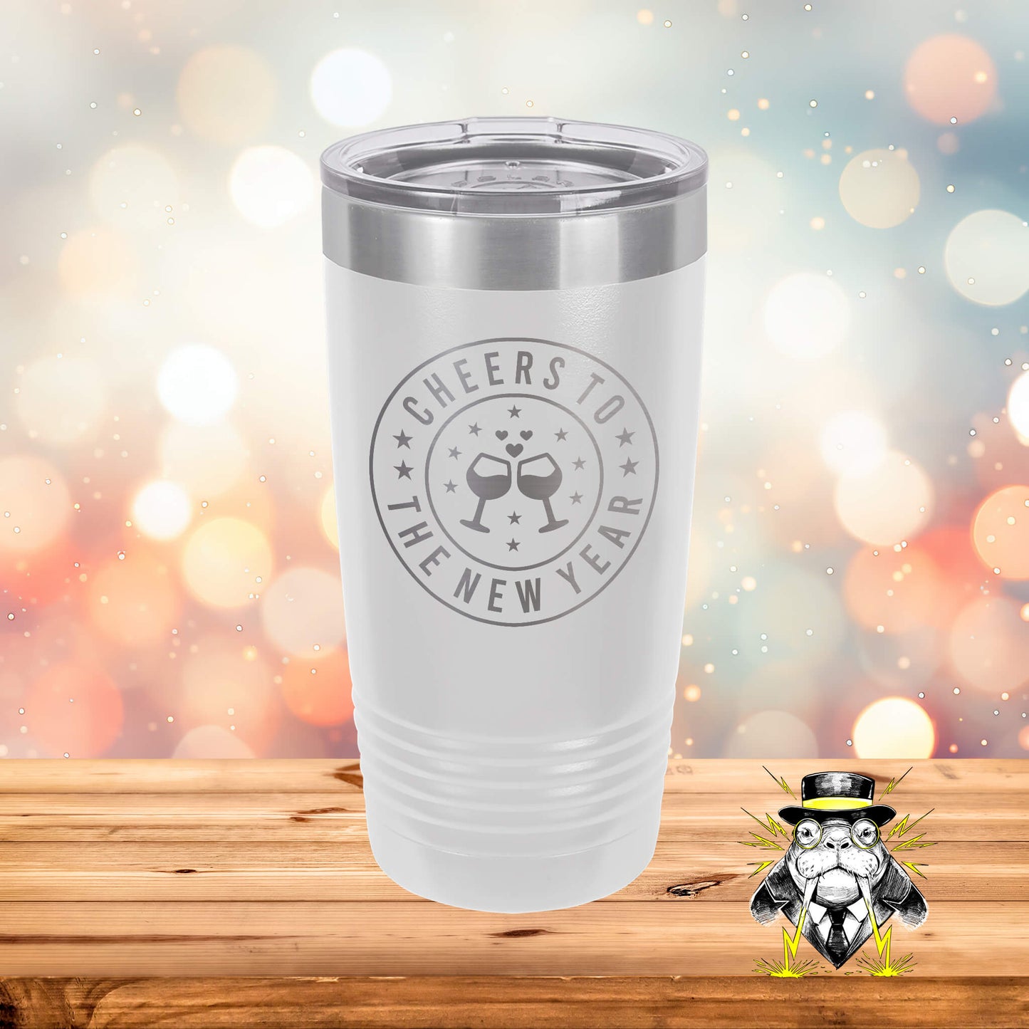 Cheers to the New Year Engraved Tumbler