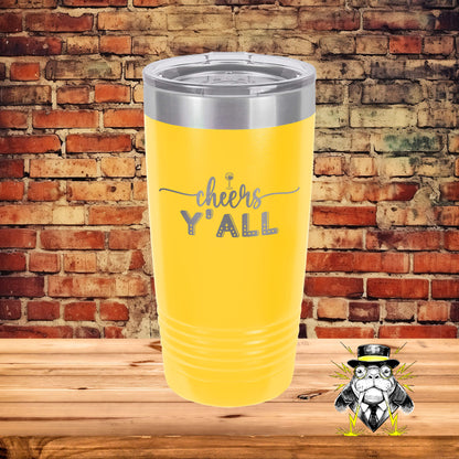 Cheers Ya'll Engraved Tumbler