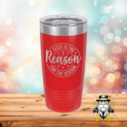 Jesus is the Reason for the Season Engraved Tumbler