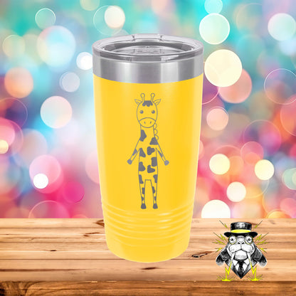 Giraffe Engraved Tumbler