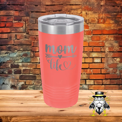 Mom Life Engraved Tumbler