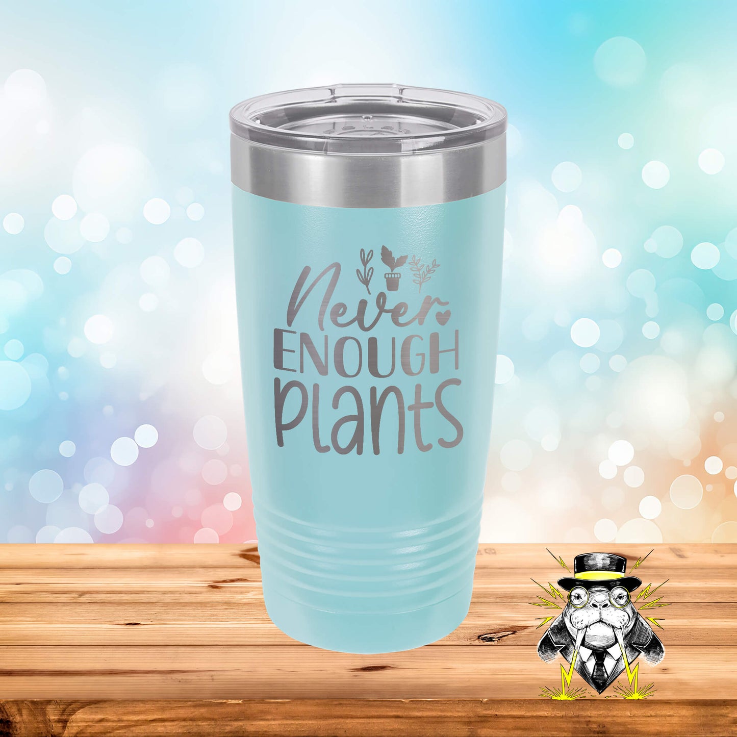 Never Enough Plants Engraved Tumbler