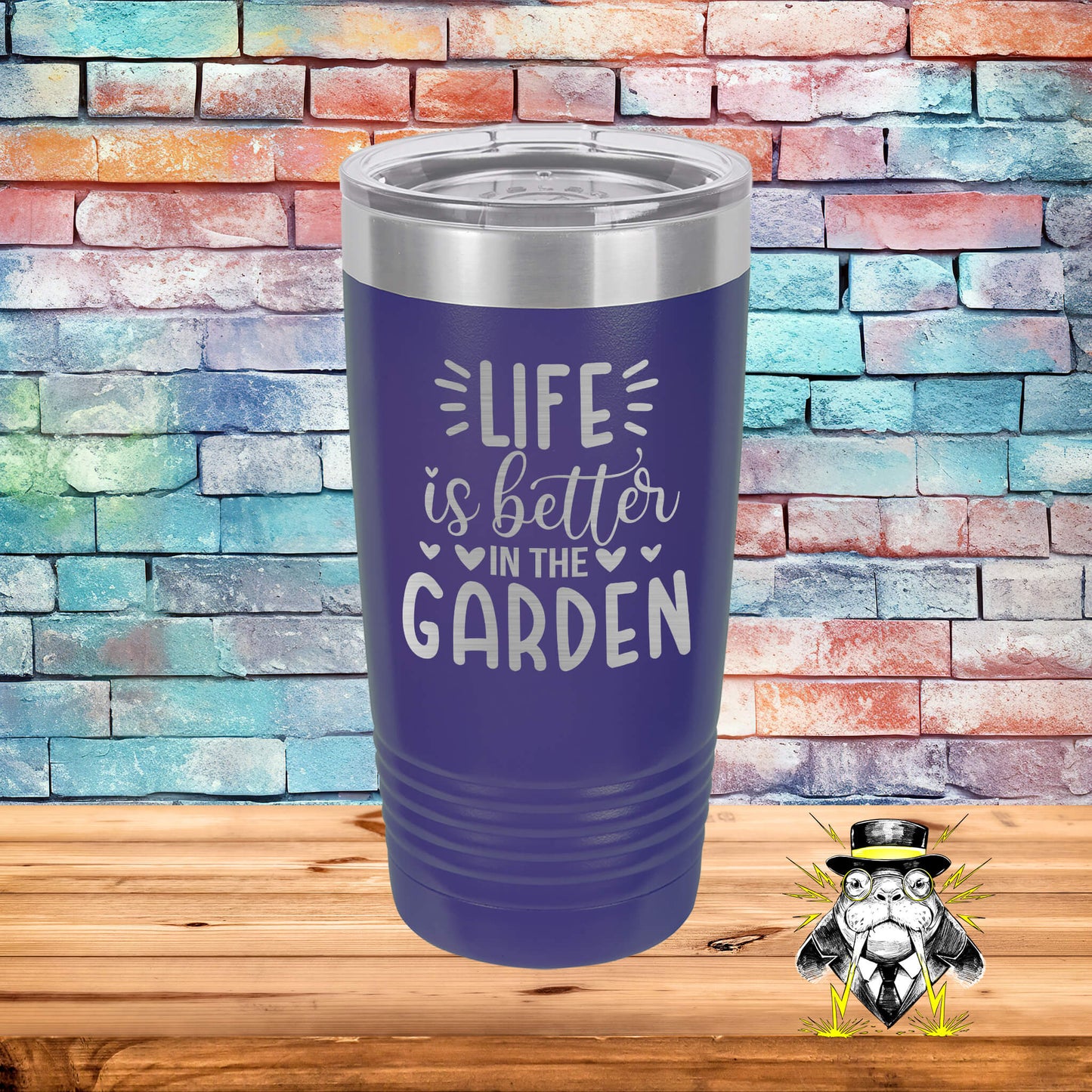 Life is Better in the Garden Engraved Tumbler