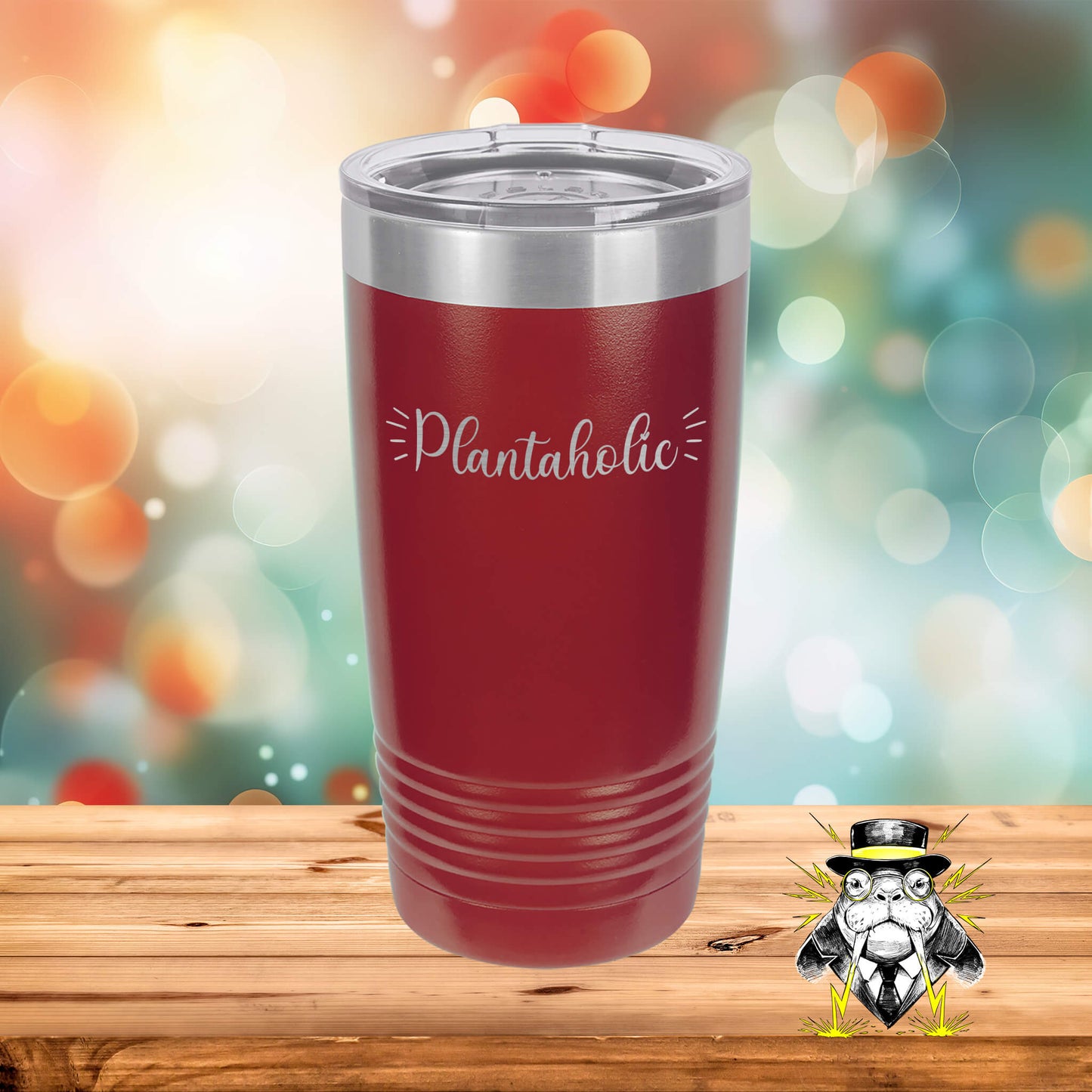 Plantaholic Engraved Tumbler