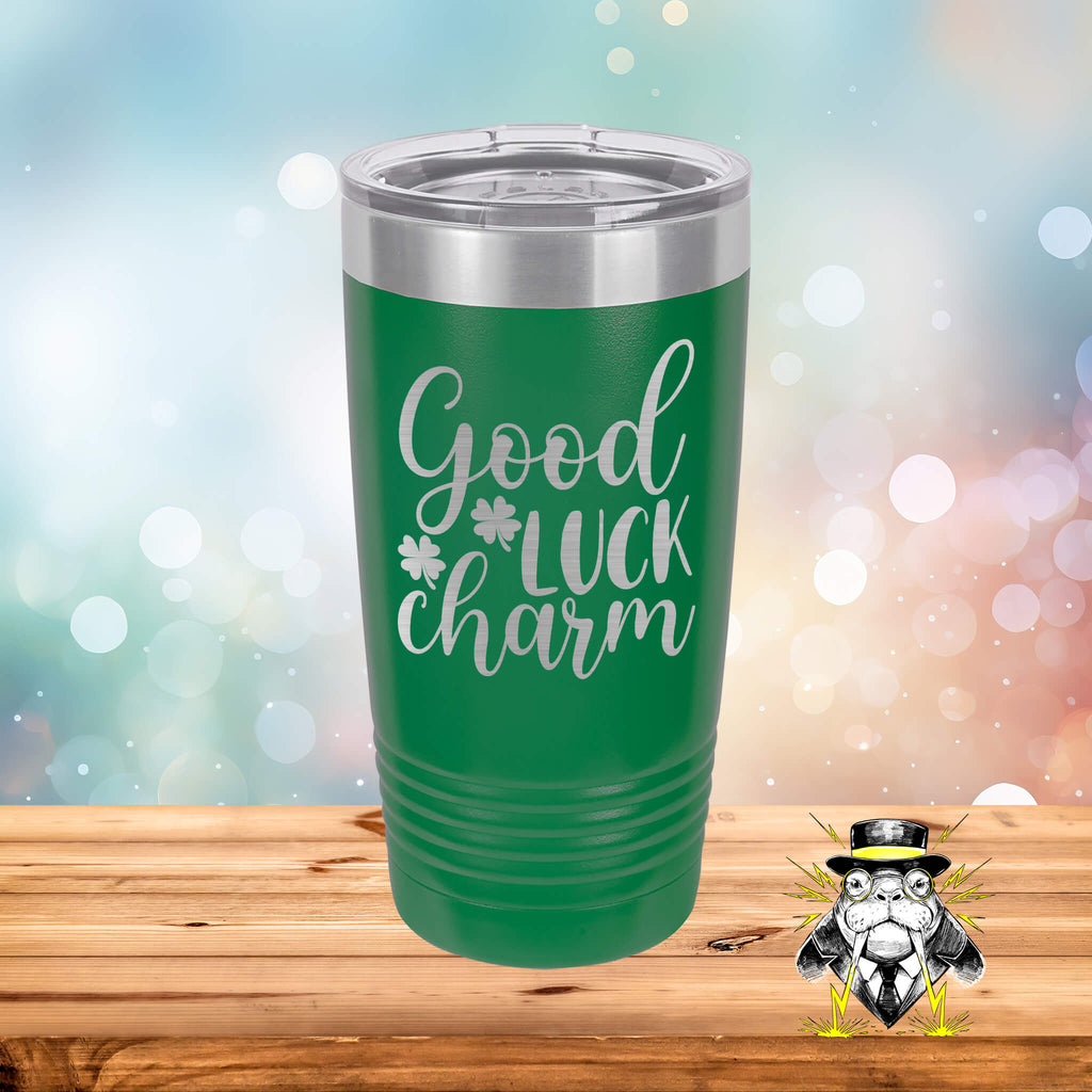 Good Luck Charm Engraved Tumbler