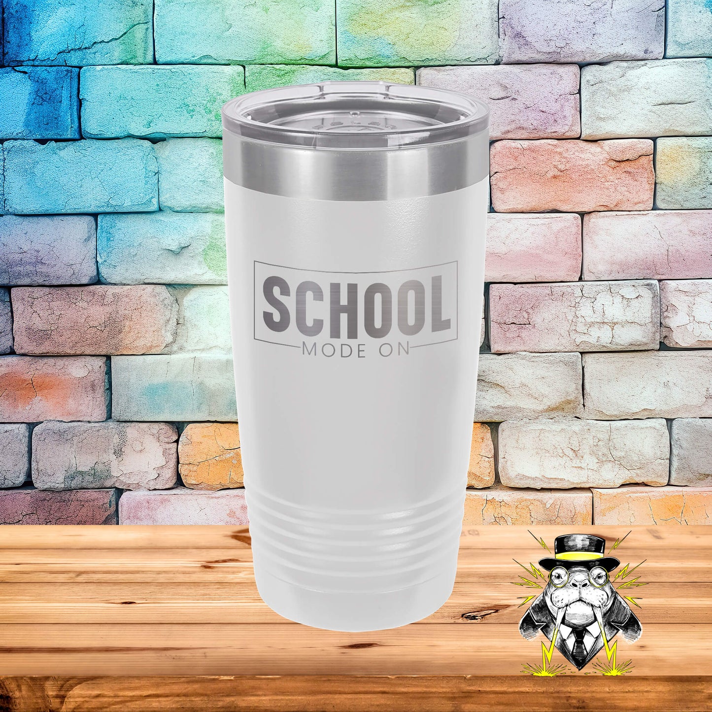 School Mode On Engraved Tumbler