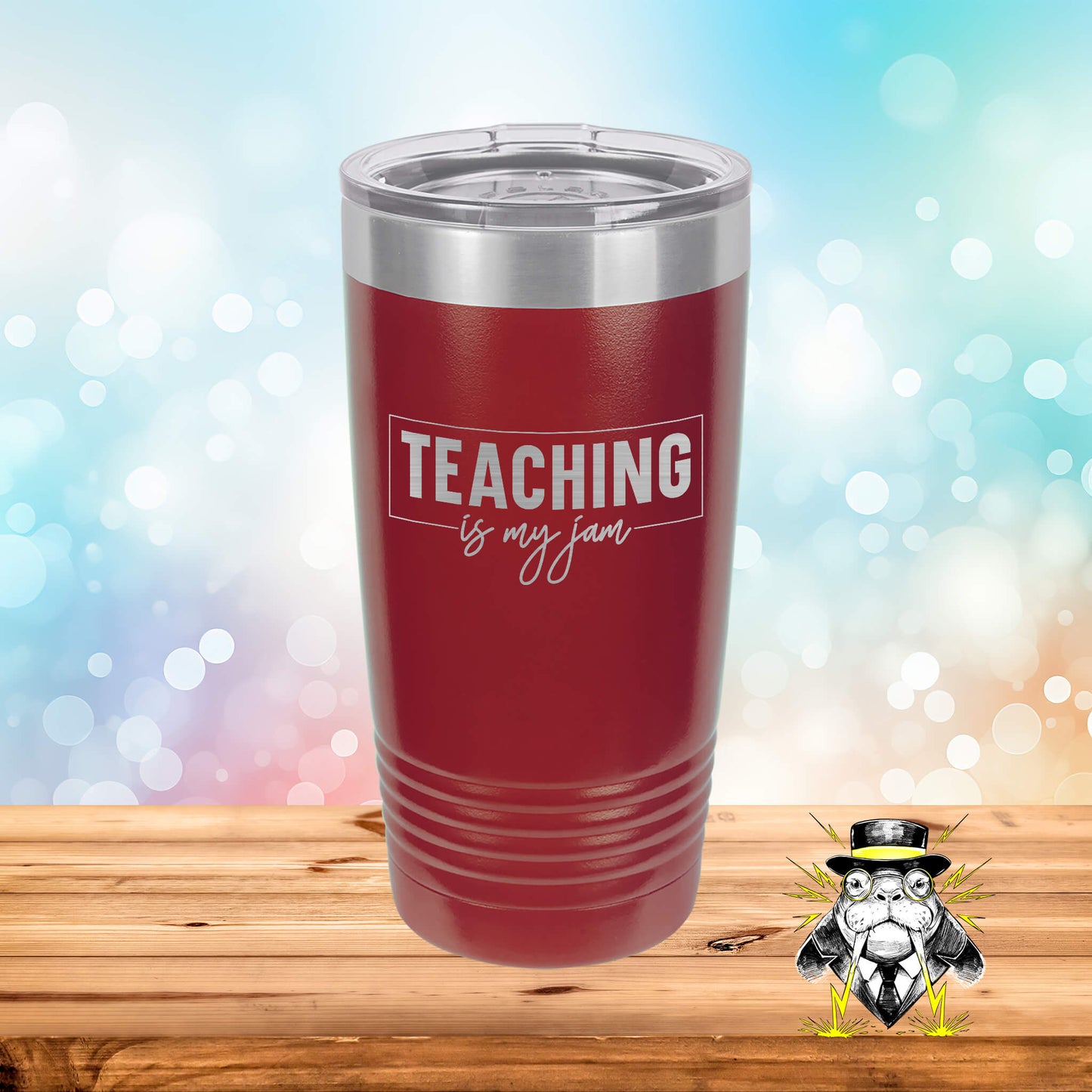 Teaching is My Jam Engraved Tumbler