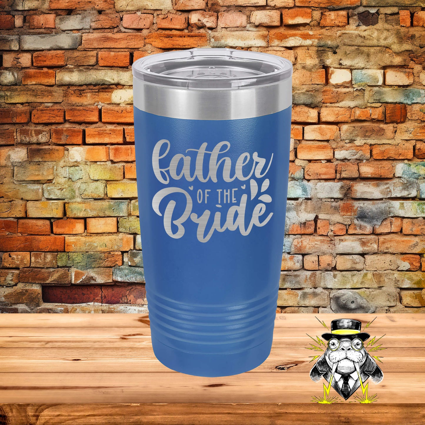 Father of the Bride Engraved Tumbler