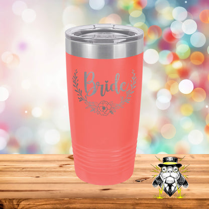 Bride Engraved Tumbler