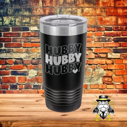 Repetitive Hubby Engraved Tumbler