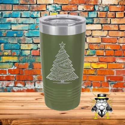 Christmas Tree 4 Engraved Tumbler