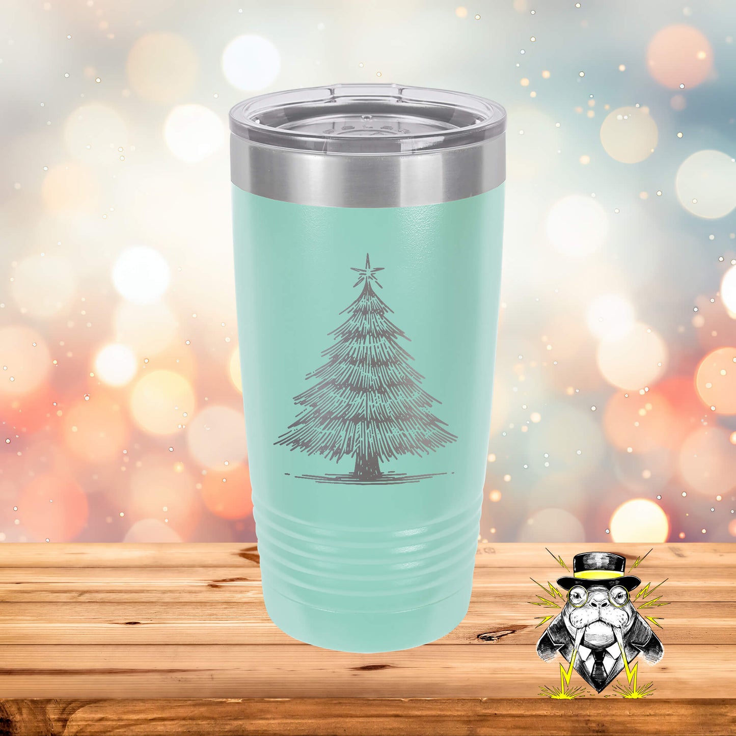 Christmas Tree 10 Engraved Tumbler