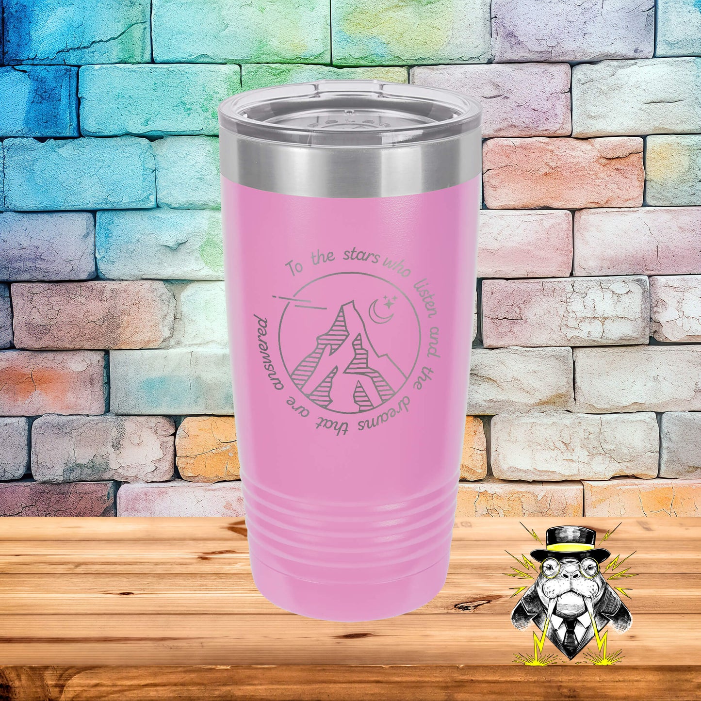 Adventure to the Stars Engraved Tumbler