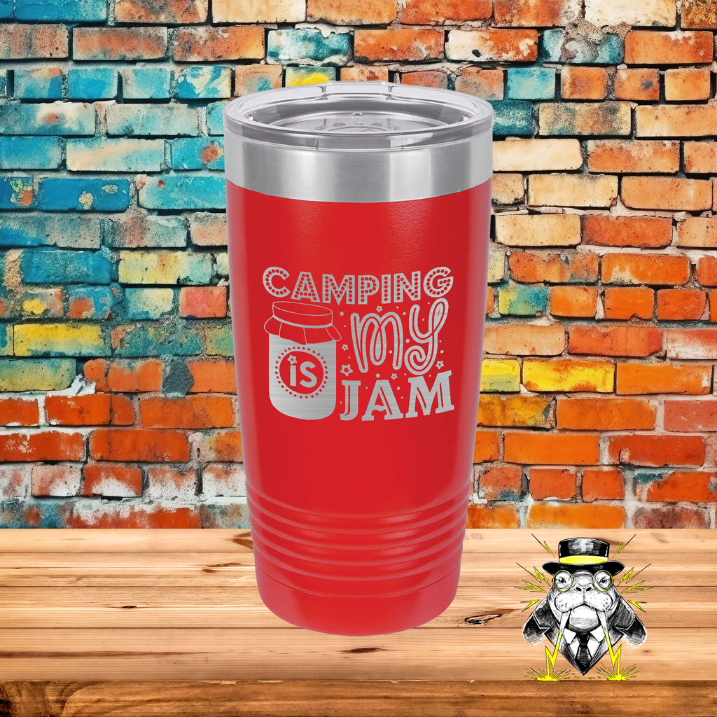 Camping is my Jam Engraved Tumbler