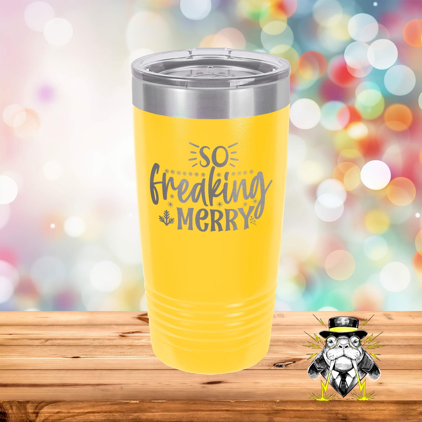 So Freaking Merry 2 Engraved Tumbler