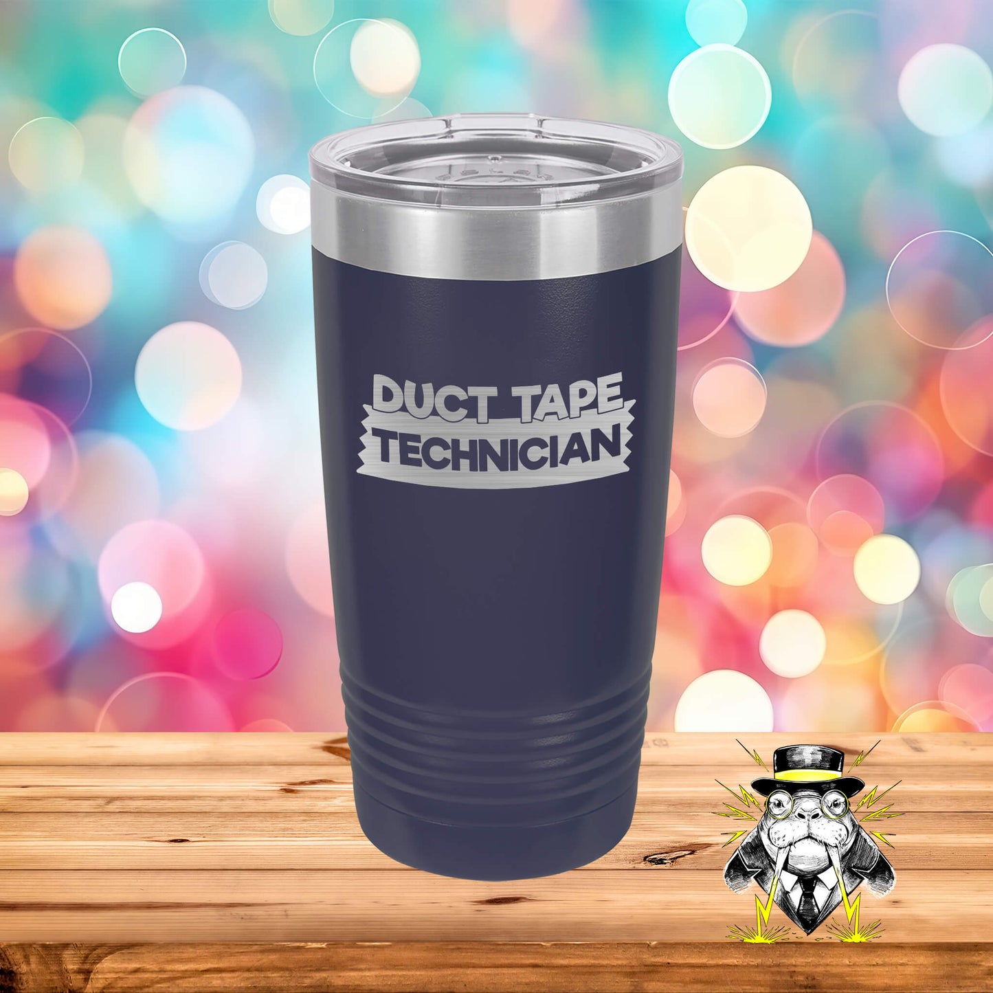 Duct Tape Technician Engraved Tumbler