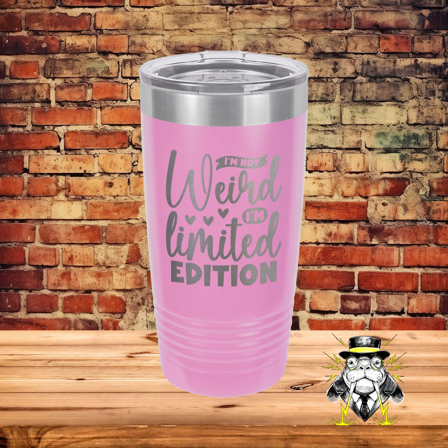 I'm Not Weird Engraved Tumbler