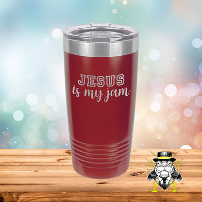 Jesus is My Jam Engraved Tumbler