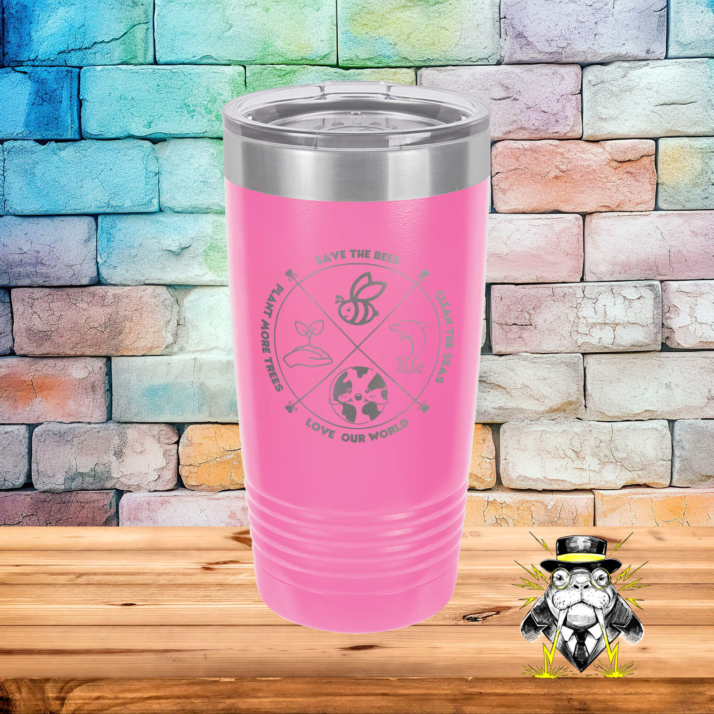 Love Your World Engraved Tumbler