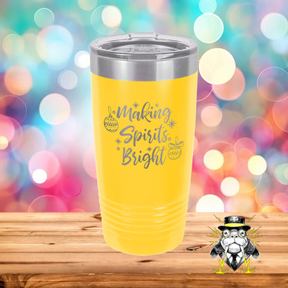 Making Spirits Bright Engraved Tumbler