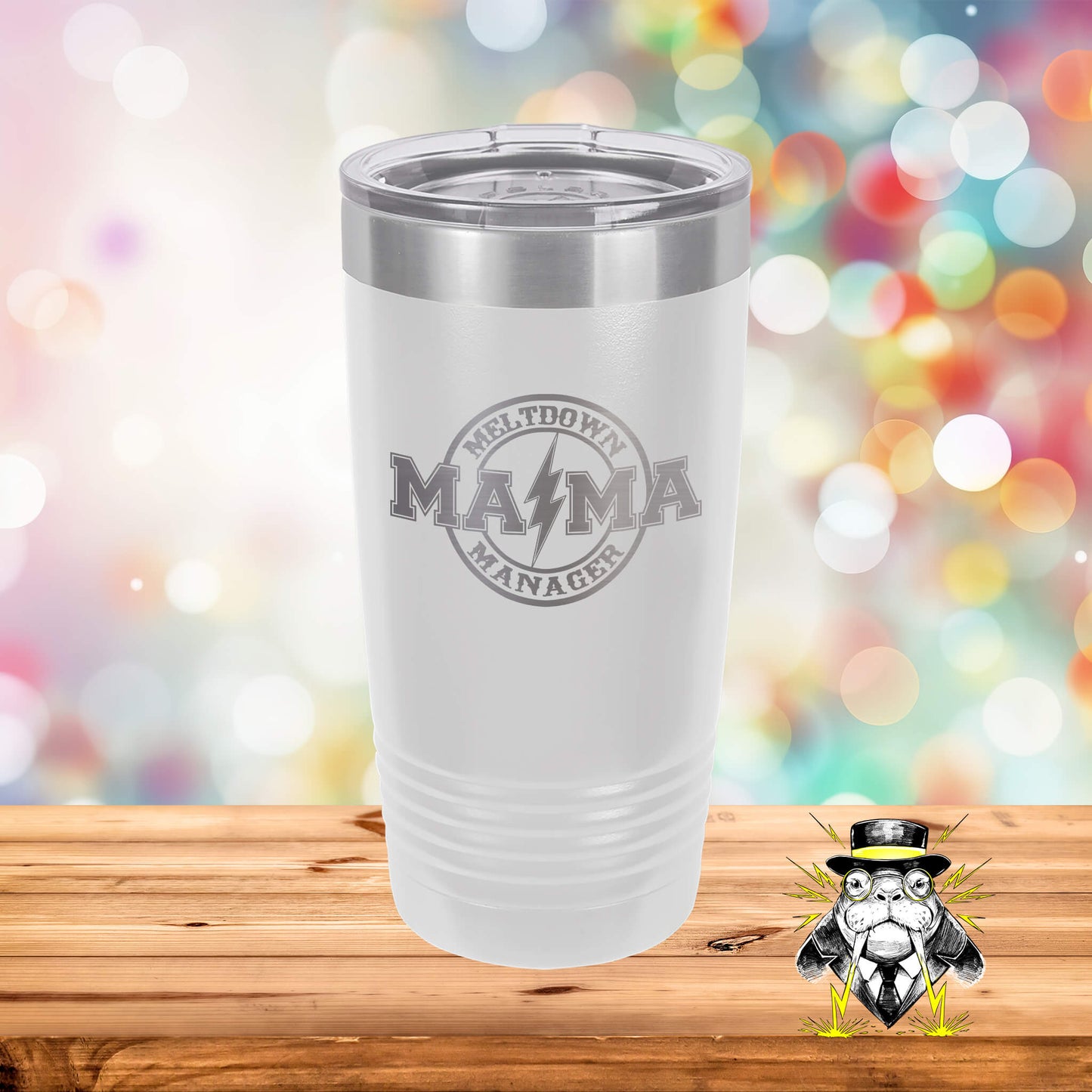 Mama Meltdown Manager Engraved Tumbler