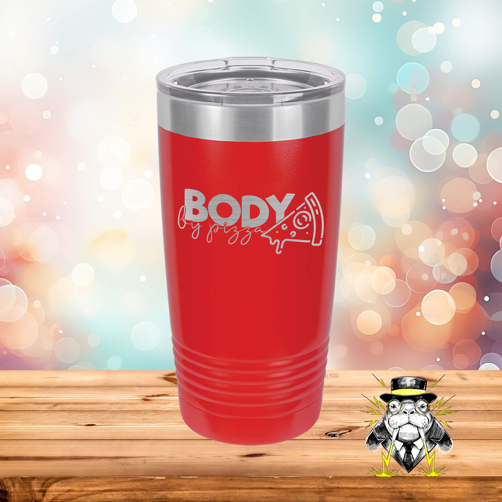 Body by Pizza Engraved Tumbler