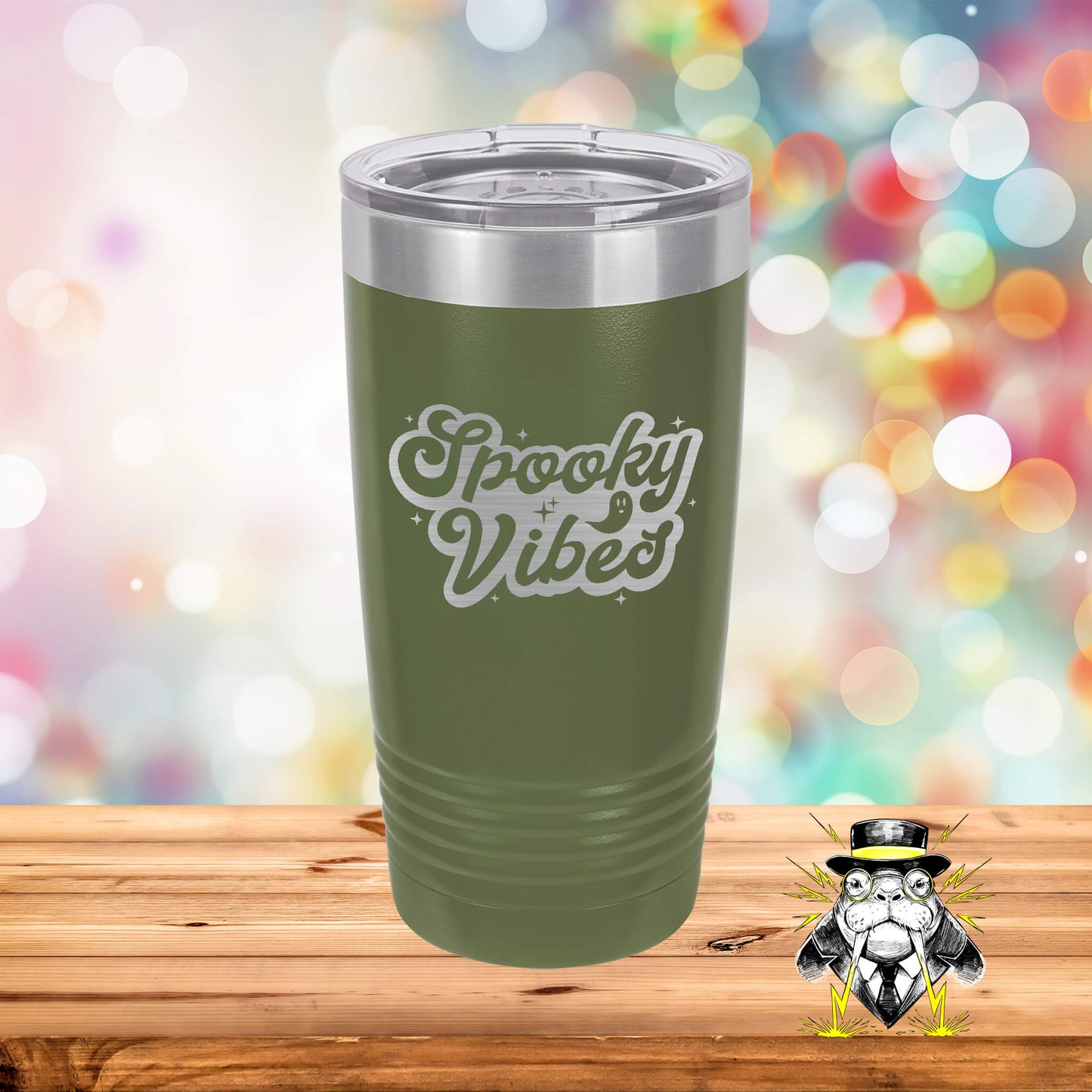 Spooky Vibes Engraved Tumbler