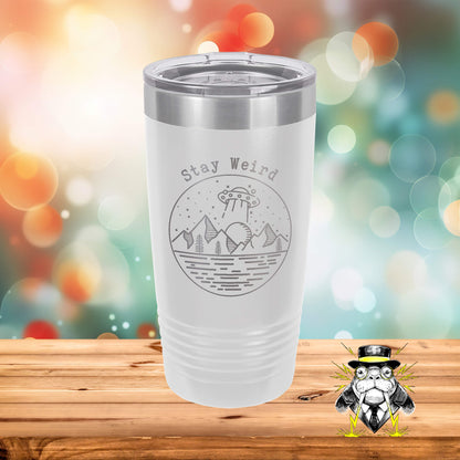 Stay Weird Engraved Tumbler