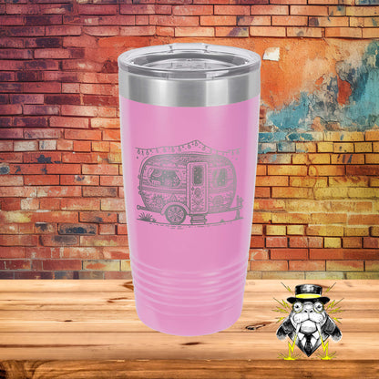 Boho Camper Engraved Tumbler