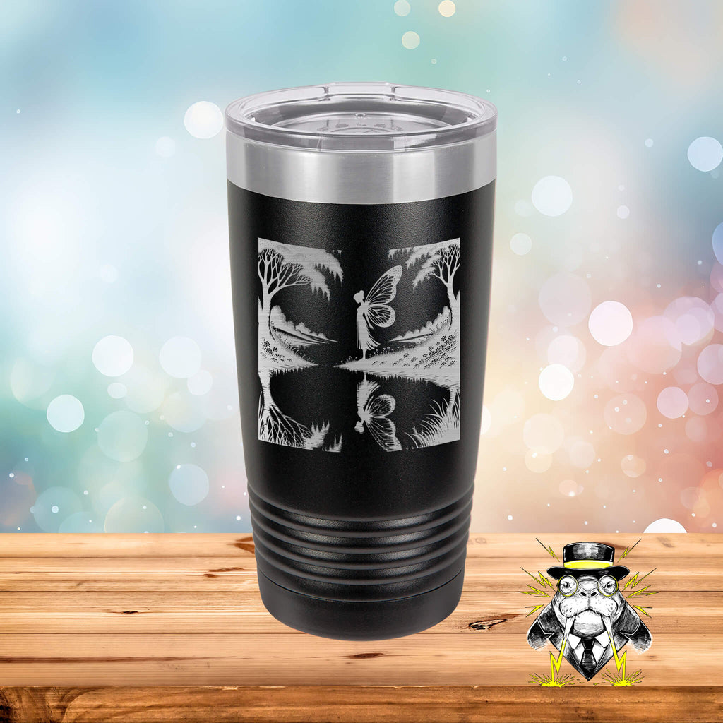 Fairy Reflection Engraved Tumbler