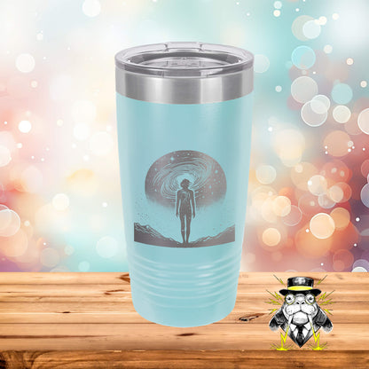 Galactic Embrace Engraved Tumbler