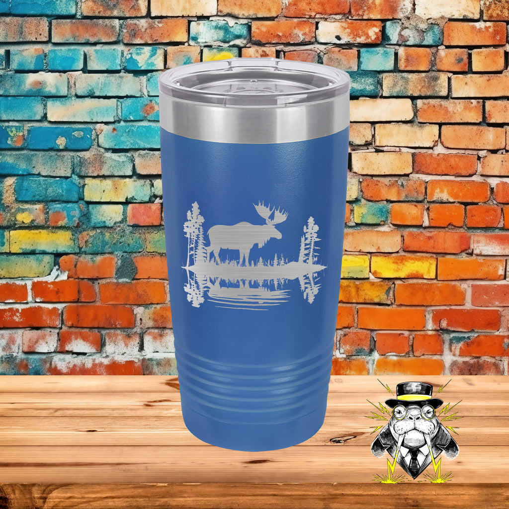 Beautiful Moose Engraved Tumbler