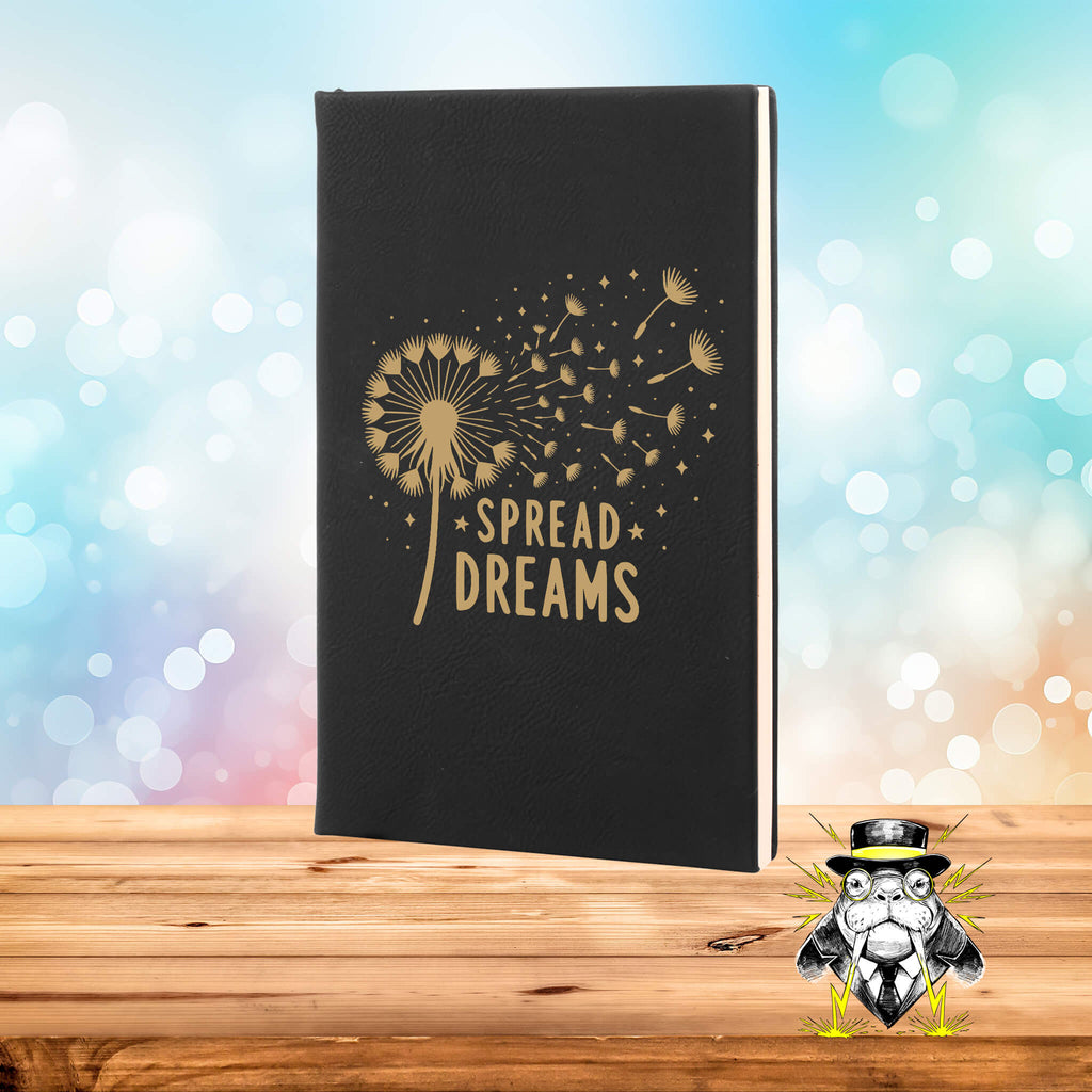 Spread Dreams Engraved Leatherette Journal