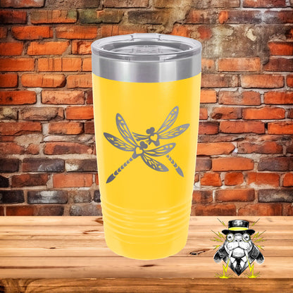 Loving Dragonflies Engraved Tumbler