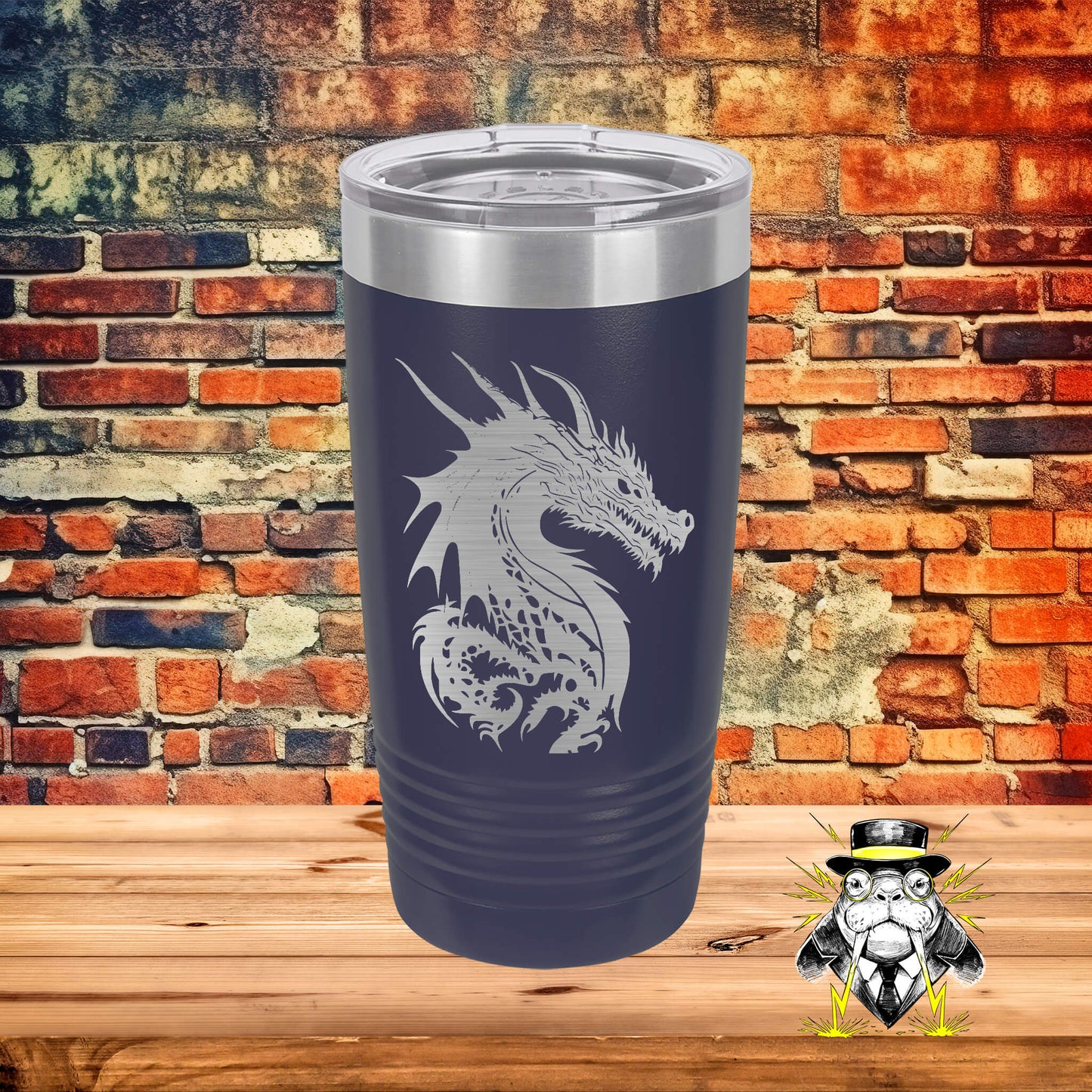 Dragon 2 Engraved Tumbler