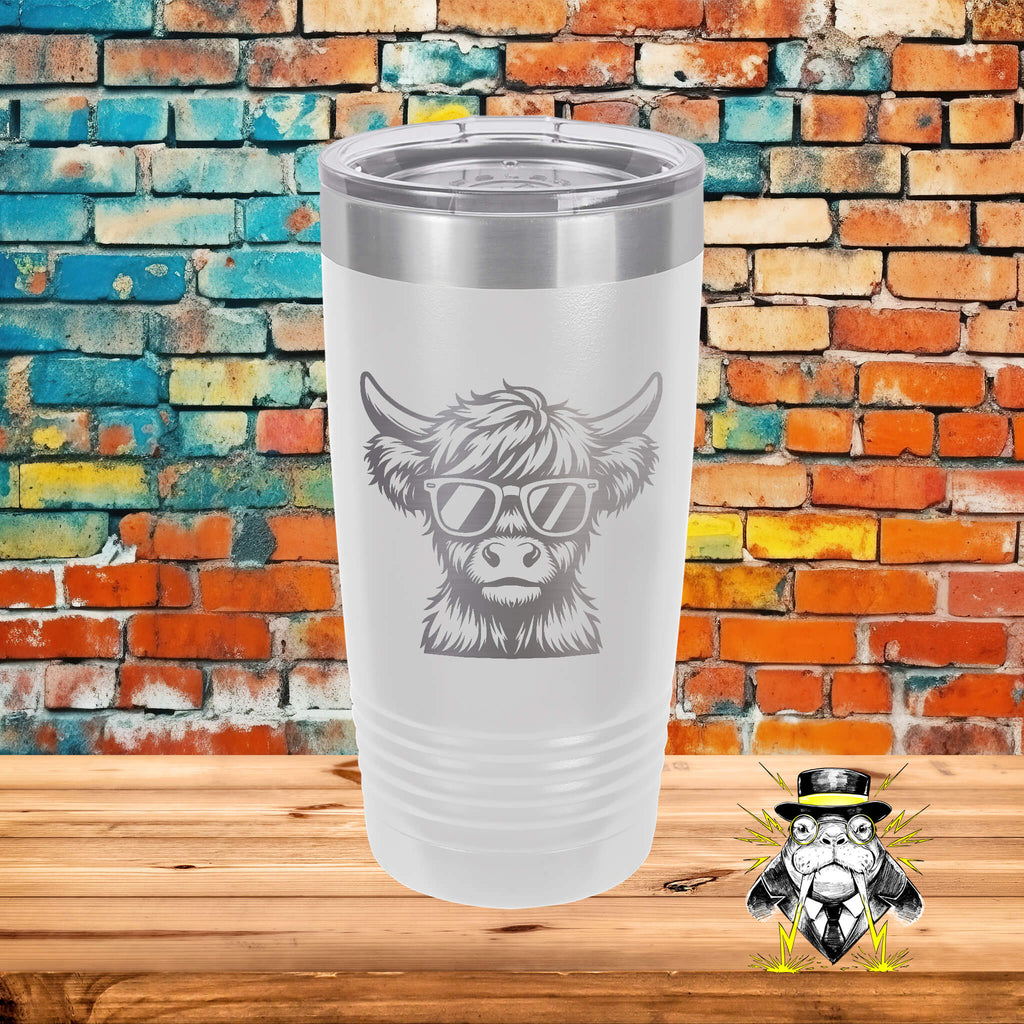 Cool Cow Engraved Tumbler