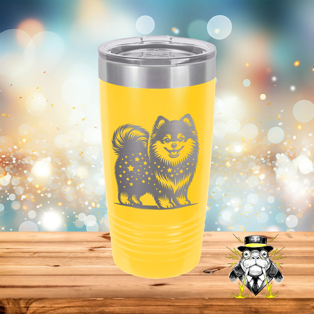 Starry Dog Engraved Tumbler