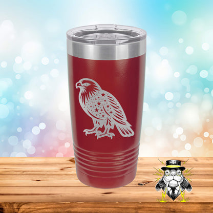 Starry Eagle Engraved Tumbler