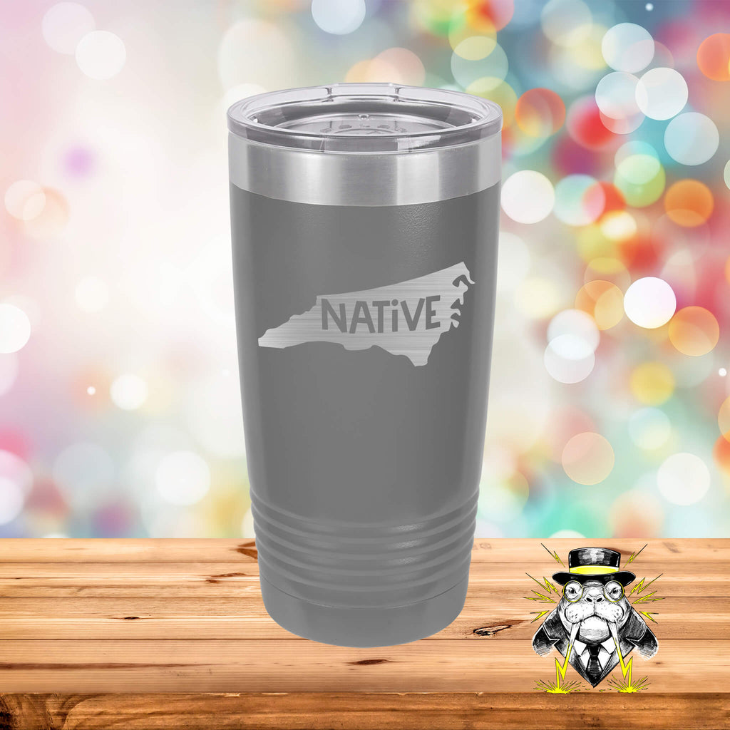 North Carolina Native Engraved Tumbler