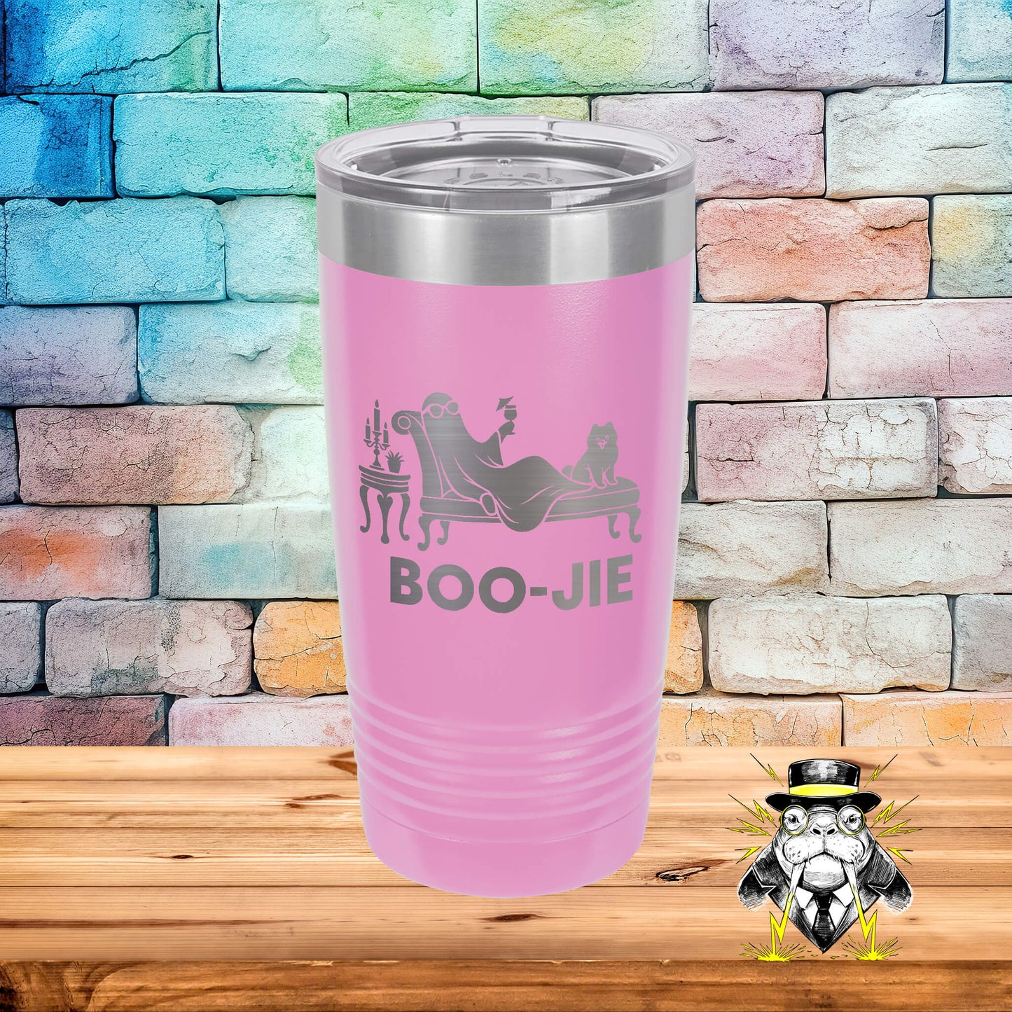 Boo-jie Engraved Tumbler