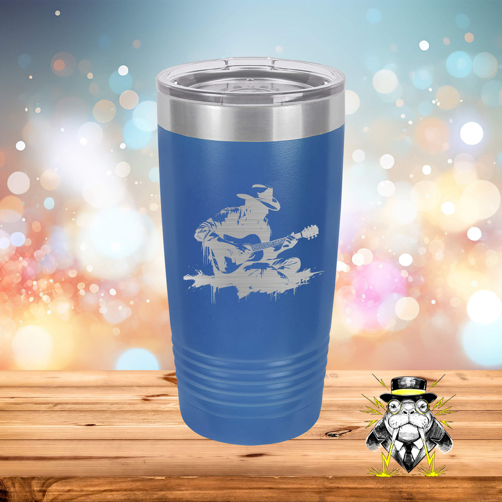 Cowboy Singer Engraved Tumbler