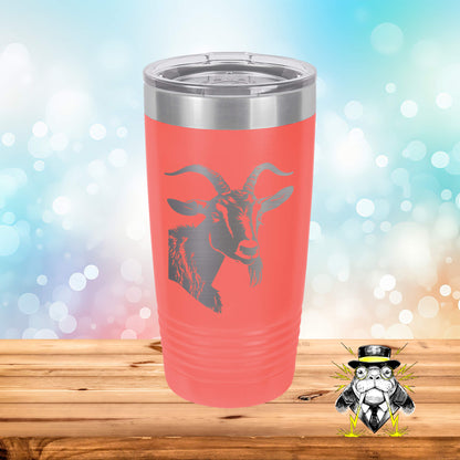 Goofy Goat Engraved Tumbler