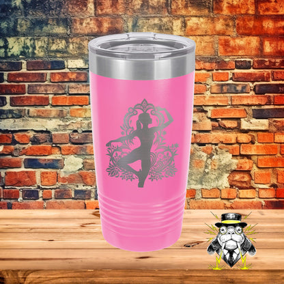 Yoga Engraved Tumbler