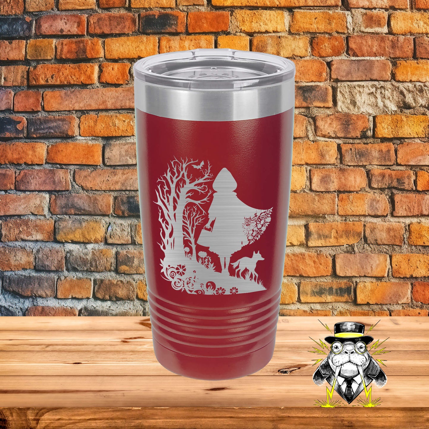 Red Riding Hood Engraved Tumbler