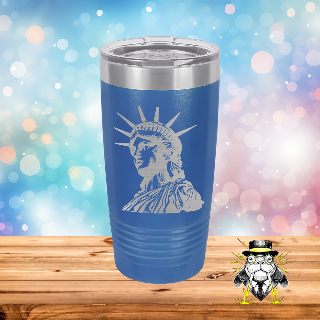 Statue of Liberty Engraved Tumbler
